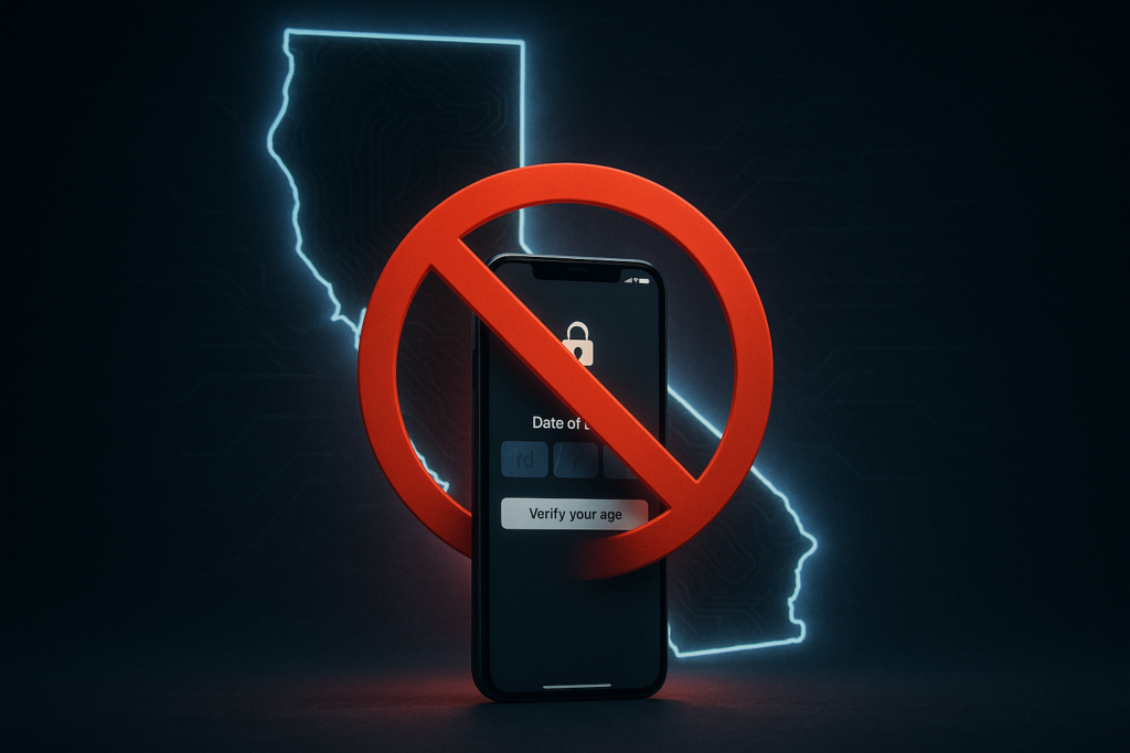 California AB 1043 Pushes Age Verification Into the Operating System in 2027